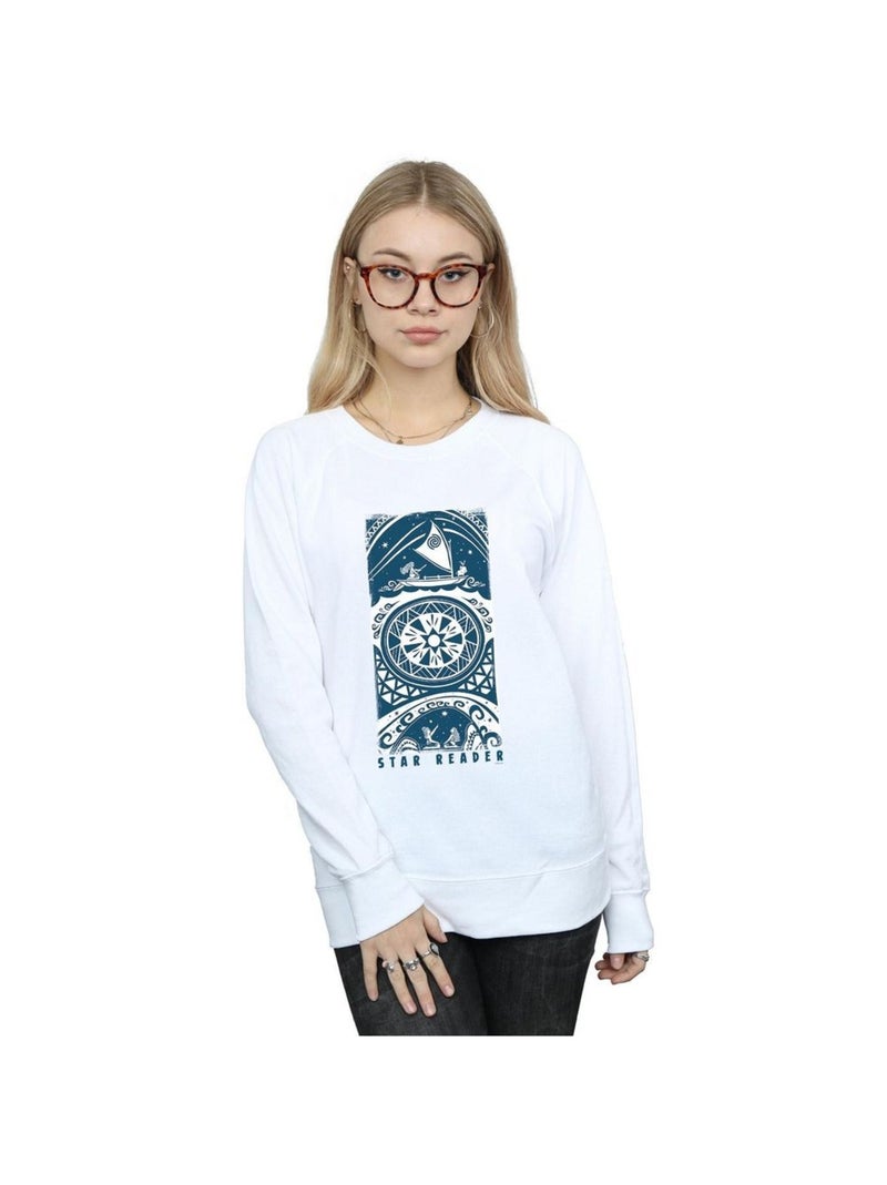 Disney - Sweat STAR READER Blanc - Kiabi