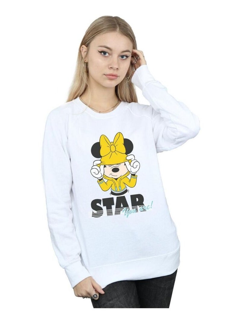 Disney - Sweat STAR YOU ARE Blanc - Kiabi