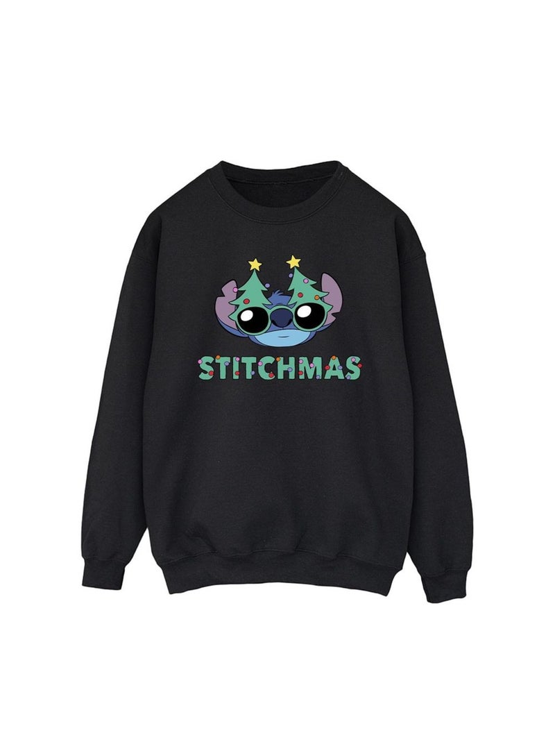Disney - Sweat STITCHMAS Noir - Kiabi