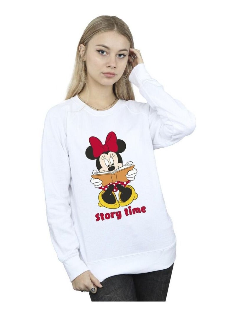 Disney - Sweat STORY TIME Blanc - Kiabi