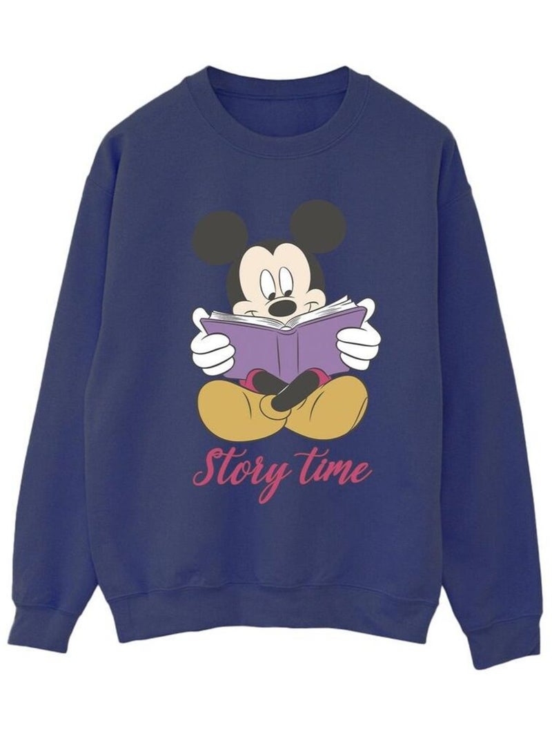 Disney - Sweat STORY TIME Bleu marine - Kiabi