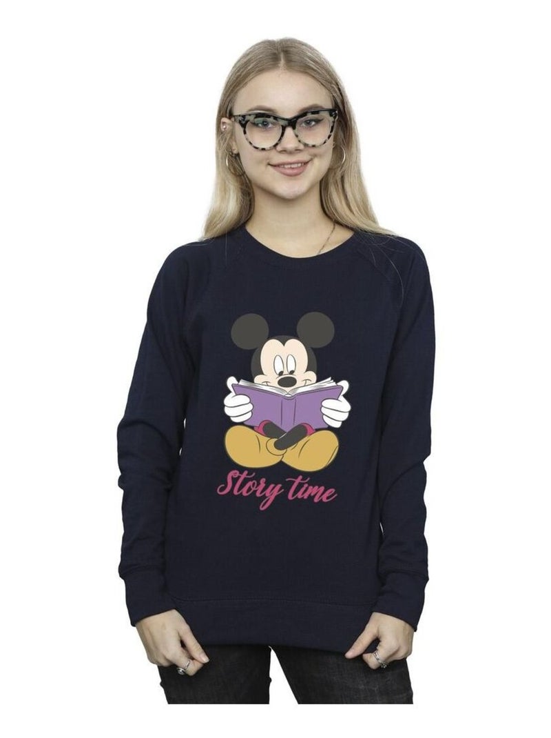 Disney - Sweat STORY TIME Bleu marine - Kiabi
