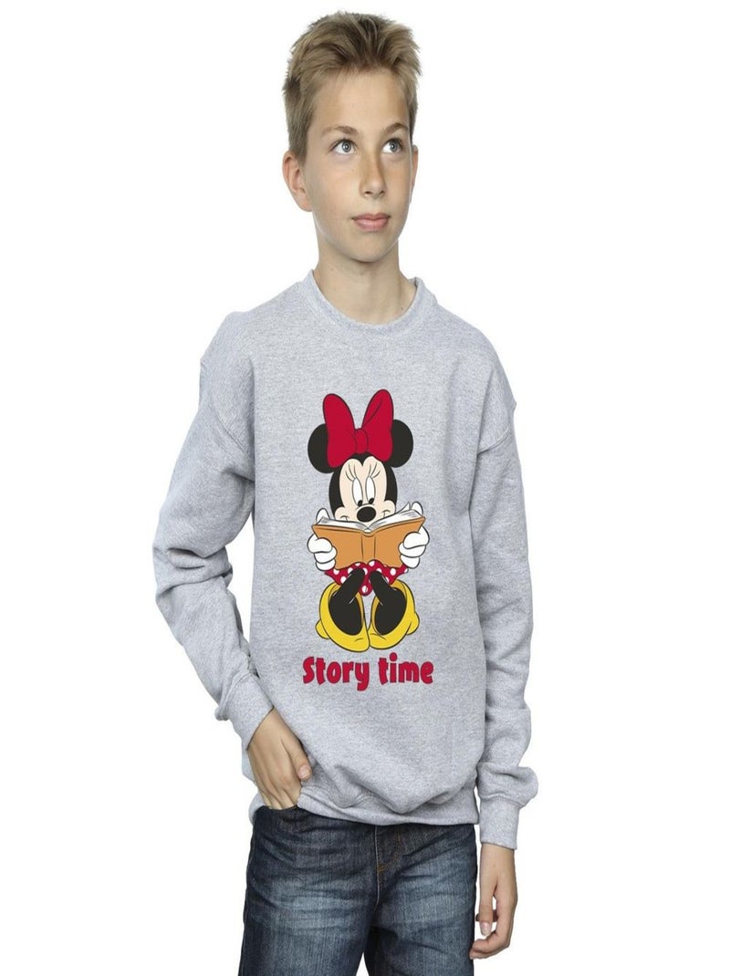 Disney - Sweat STORY TIME Gris chiné - Kiabi