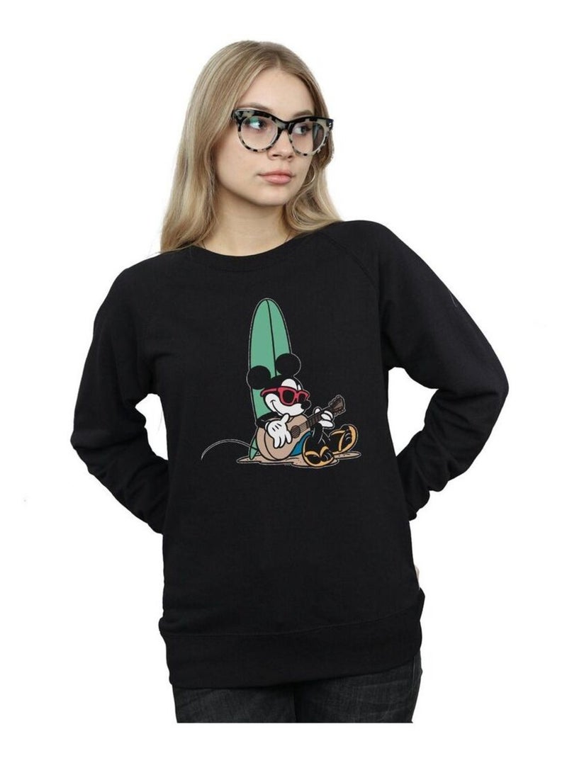 Disney - Sweat SURF AND CHILL Noir - Kiabi