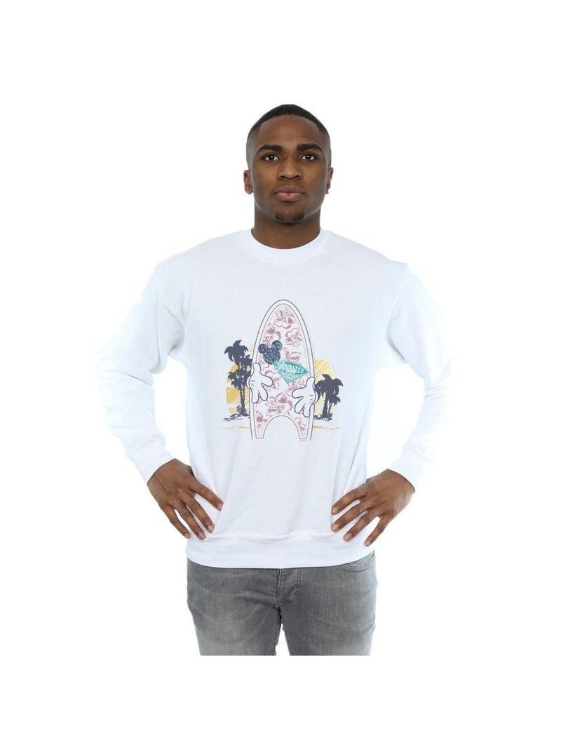 Disney - Sweat SURF FEVER Blanc - Kiabi