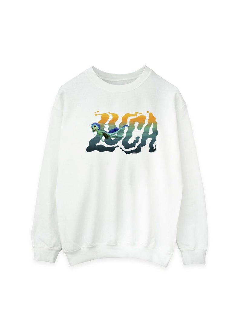 Disney - Sweat SWIM Blanc - Kiabi