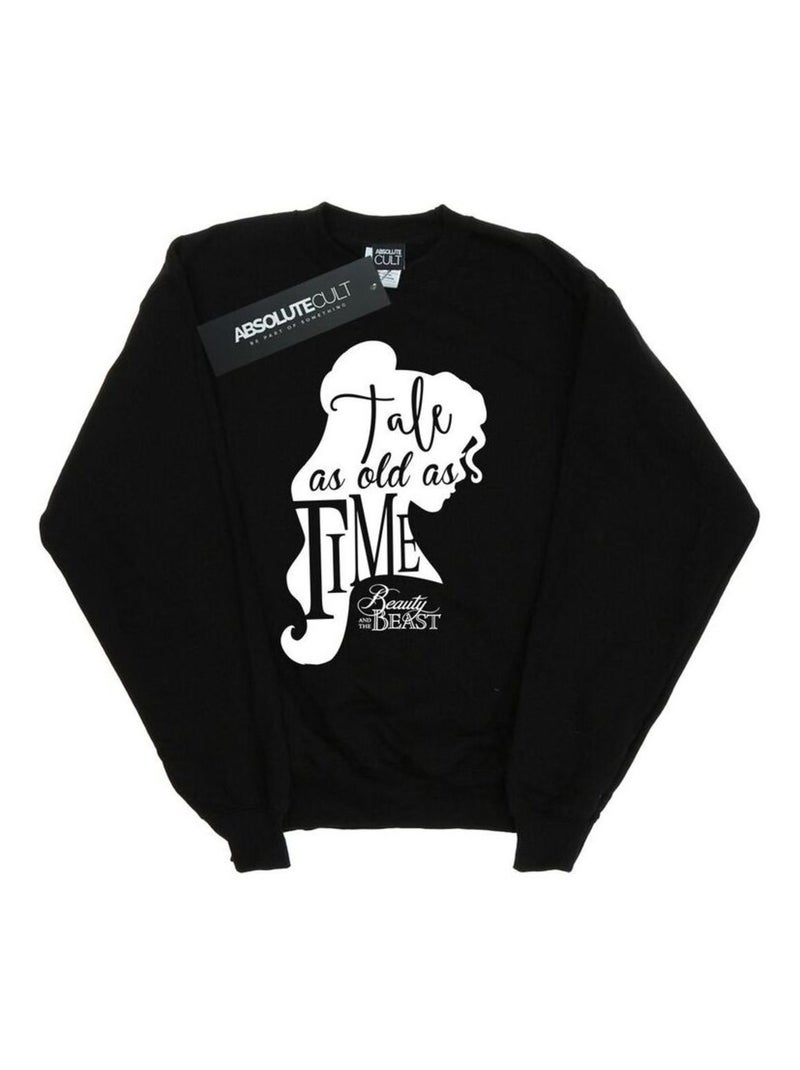 Disney - Sweat TALE AS OLD AS TIME Noir - Kiabi