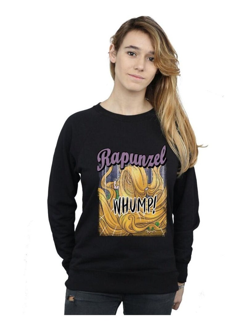 Disney - Sweat TANGLED WHUMP Noir - Kiabi