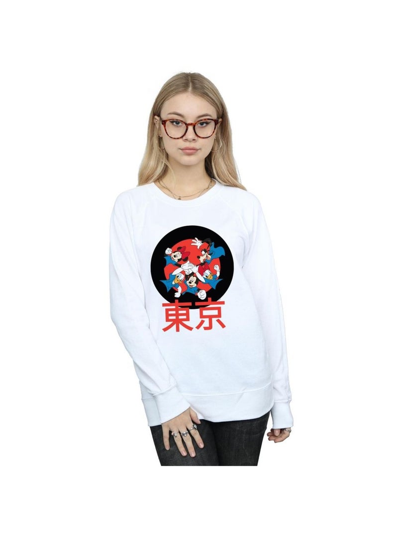 Disney - Sweat TEAM HUDDLE Blanc - Kiabi