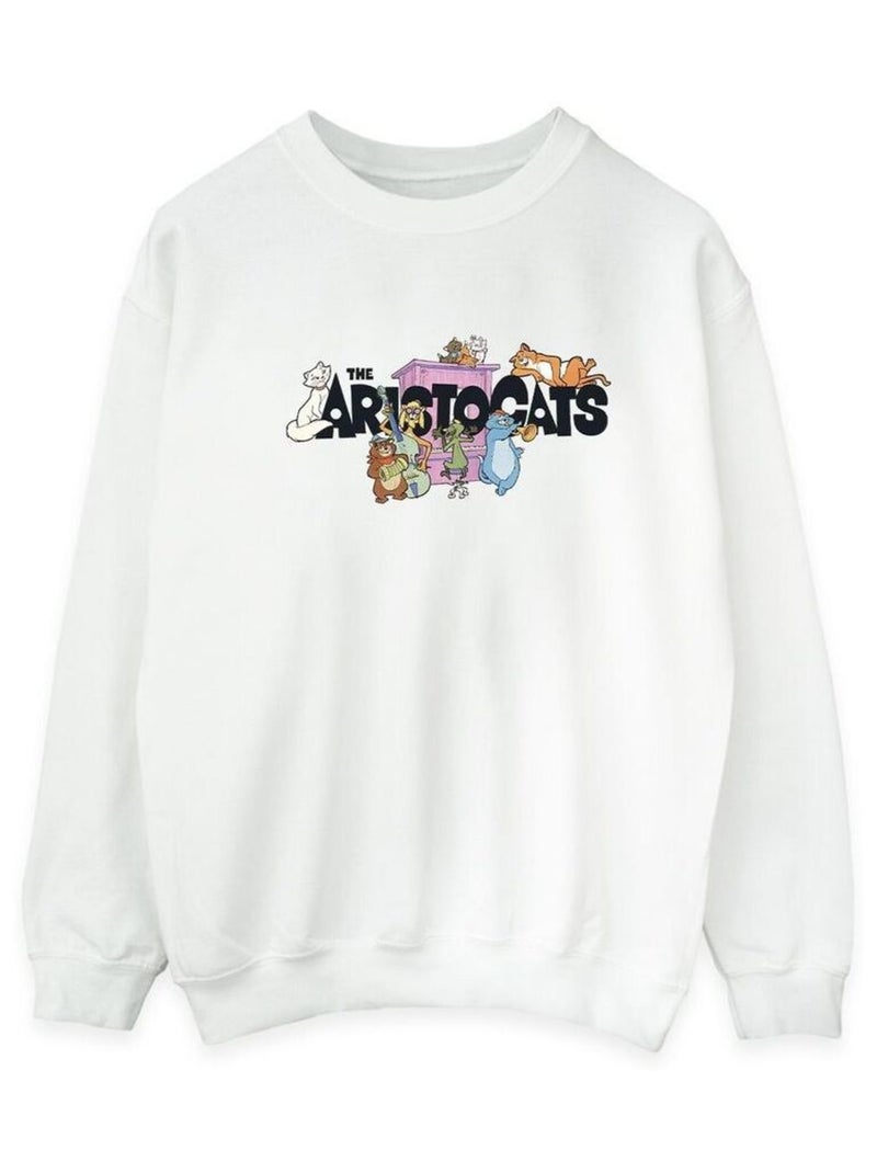 Disney - Sweat THE ARISTOCATS Blanc - Kiabi
