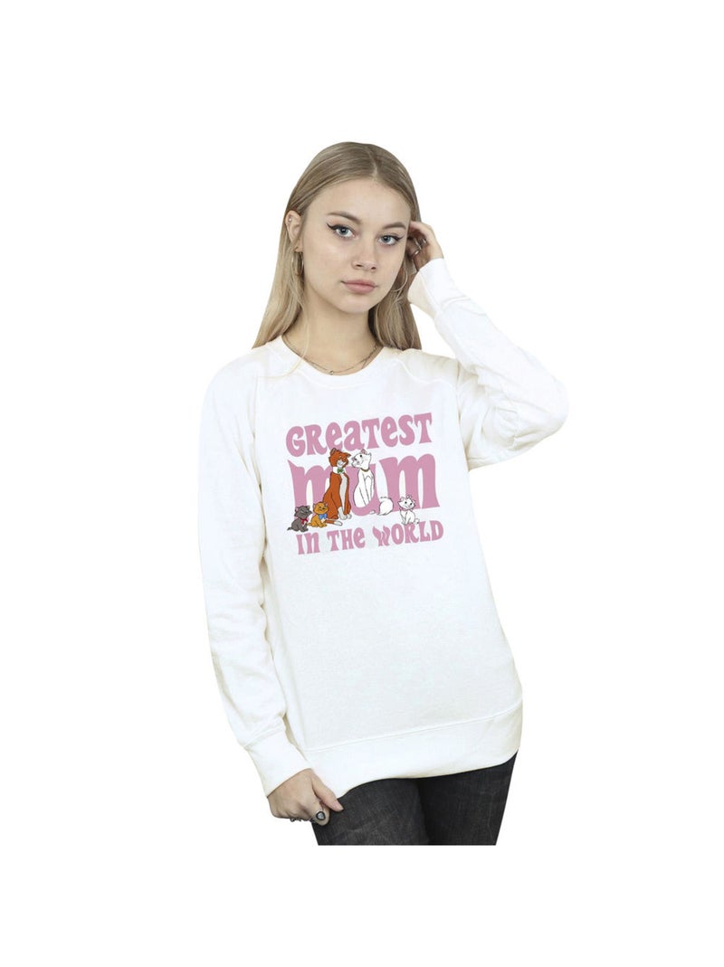 Disney - Sweat THE ARISTOCATS GREATEST MUM Blanc - Kiabi
