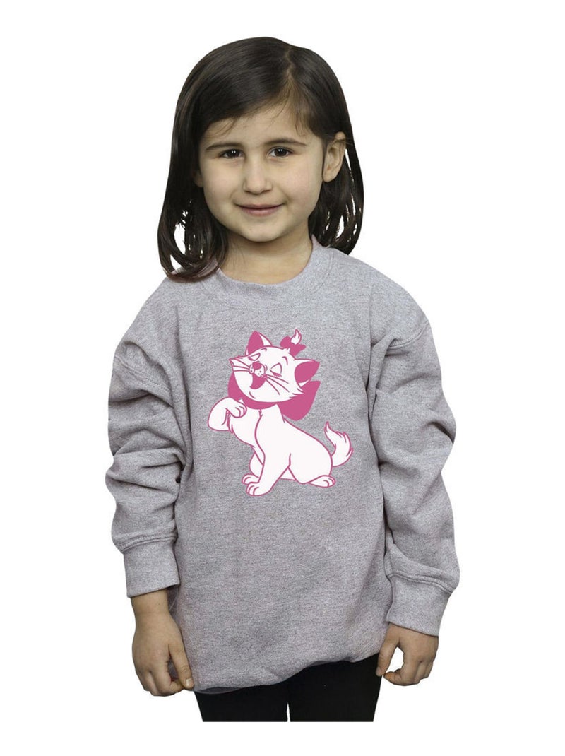 Disney - Sweat THE ARISTOCATS Gris chiné - Kiabi