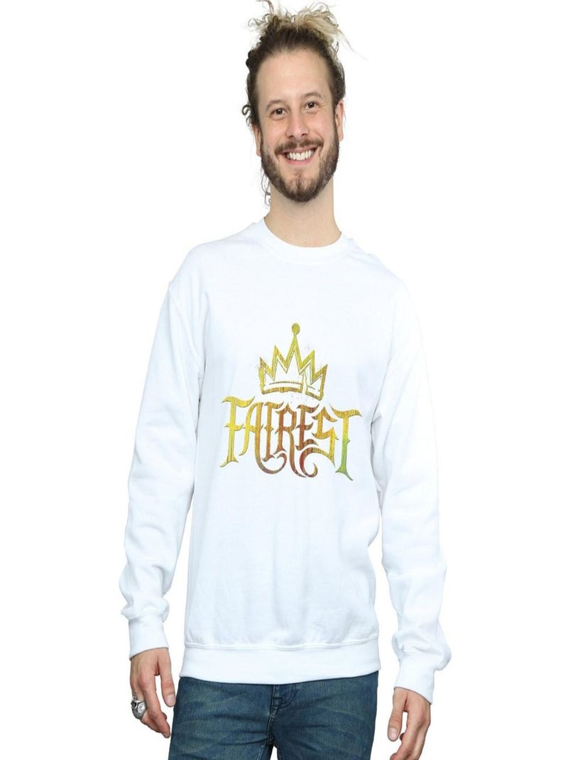Disney - Sweat THE DESCENDANTS FAIREST GOLD Blanc - Kiabi