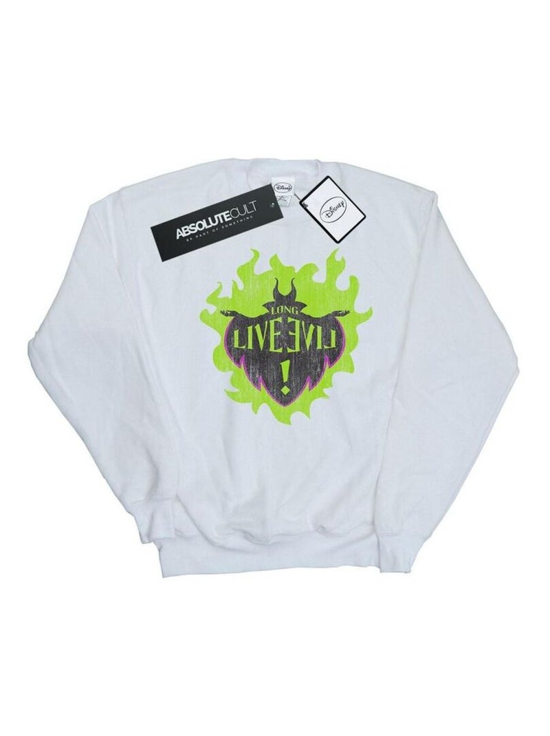 Disney - Sweat THE DESCENDANTS LONG LIVE Blanc - Kiabi