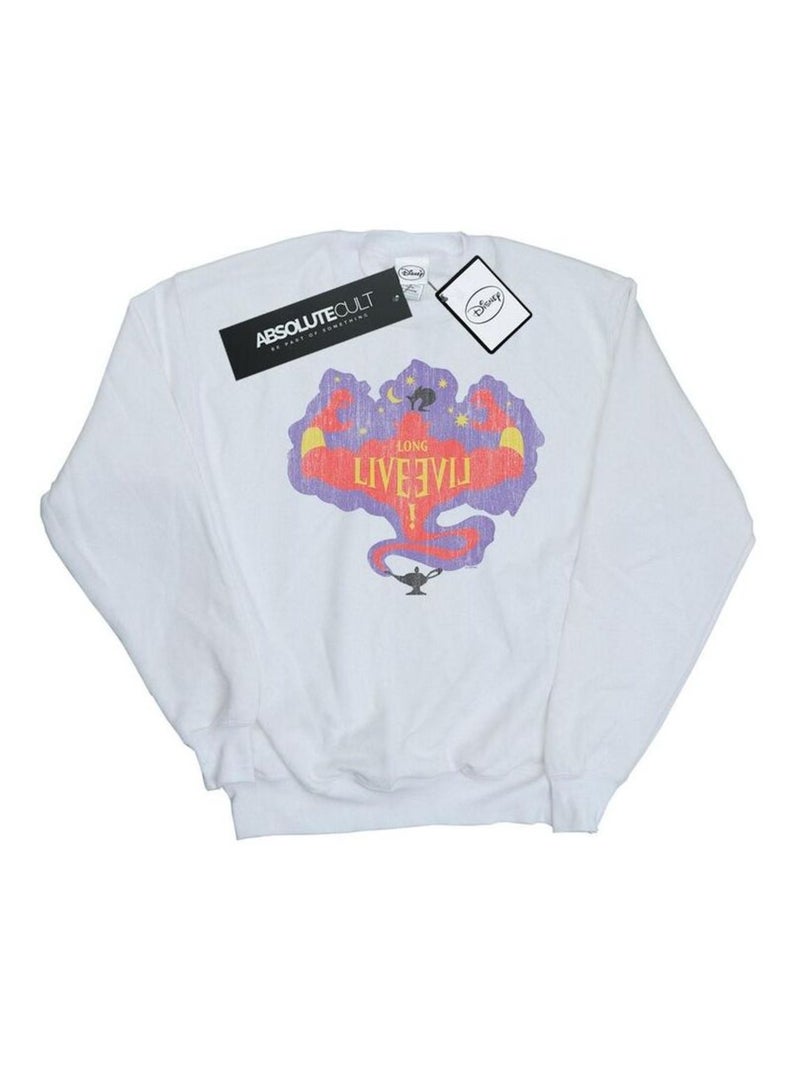 Disney - Sweat THE DESCENDANTS LONG LIVE Blanc - Kiabi
