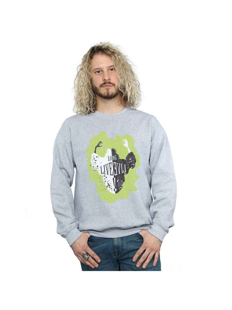 Disney - Sweat THE DESCENDANTS LONG LIVE Gris chiné - Kiabi