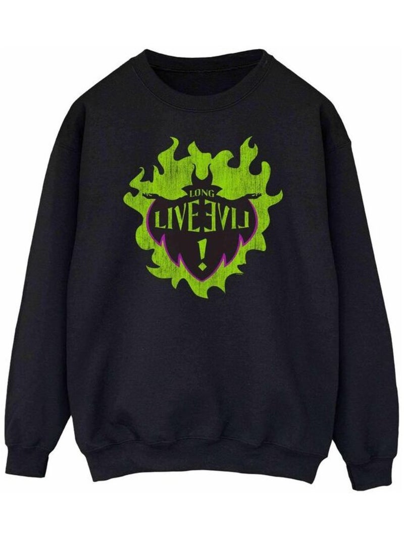 Disney - Sweat THE DESCENDANTS LONG LIVE Noir - Kiabi