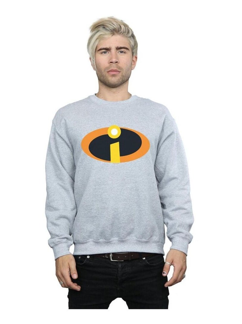 Disney - Sweat THE INCREDIBLES Gris chiné - Kiabi