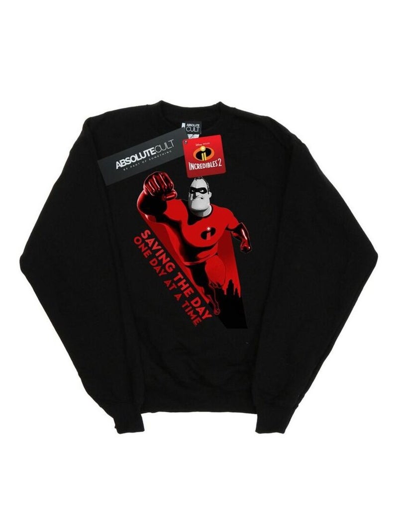 Disney - Sweat THE INCREDIBLES SAVING THE DAY Noir - Kiabi