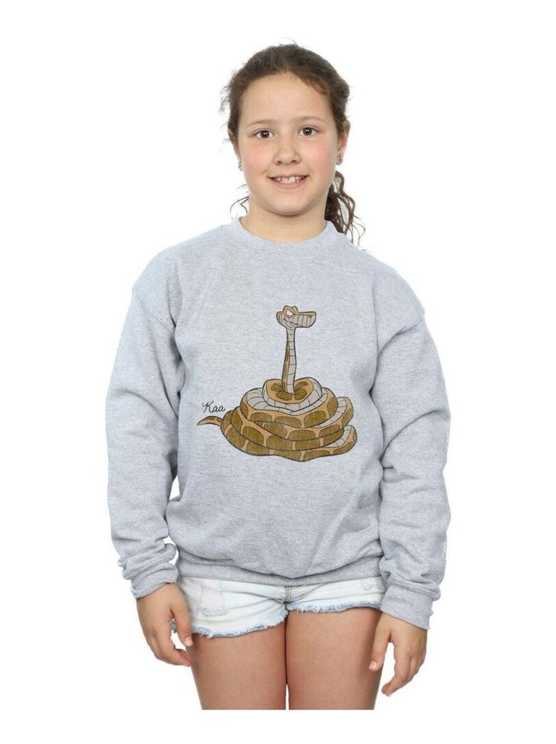 Disney - Sweat THE JUNGLE BOOK Gris chiné - Kiabi