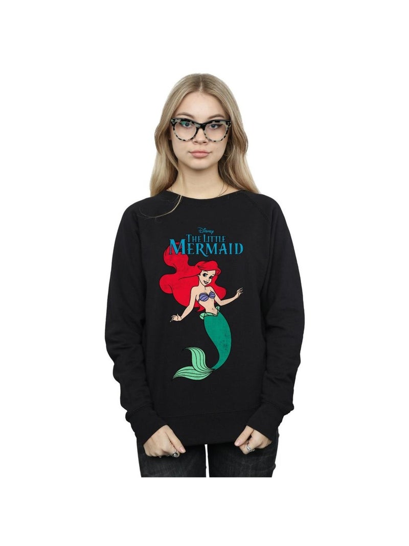Disney - Sweat THE La Petite Sirène Noir - Kiabi