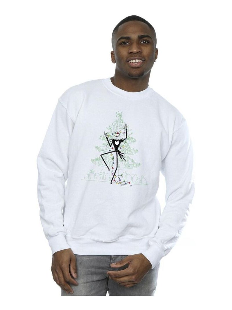 Disney - Sweat THE L'Étrange Noël de monsieur Jack Blanc - Kiabi