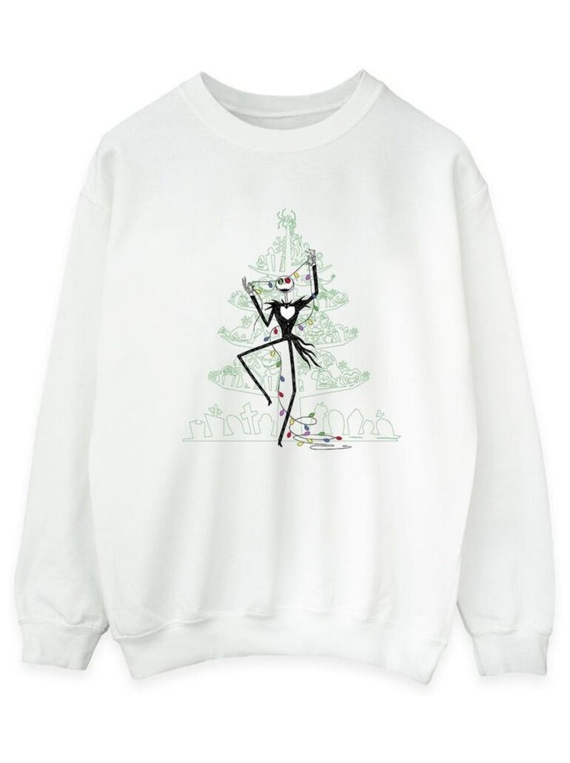 Disney - Sweat THE L'Étrange Noël de monsieur Jack Blanc - Kiabi