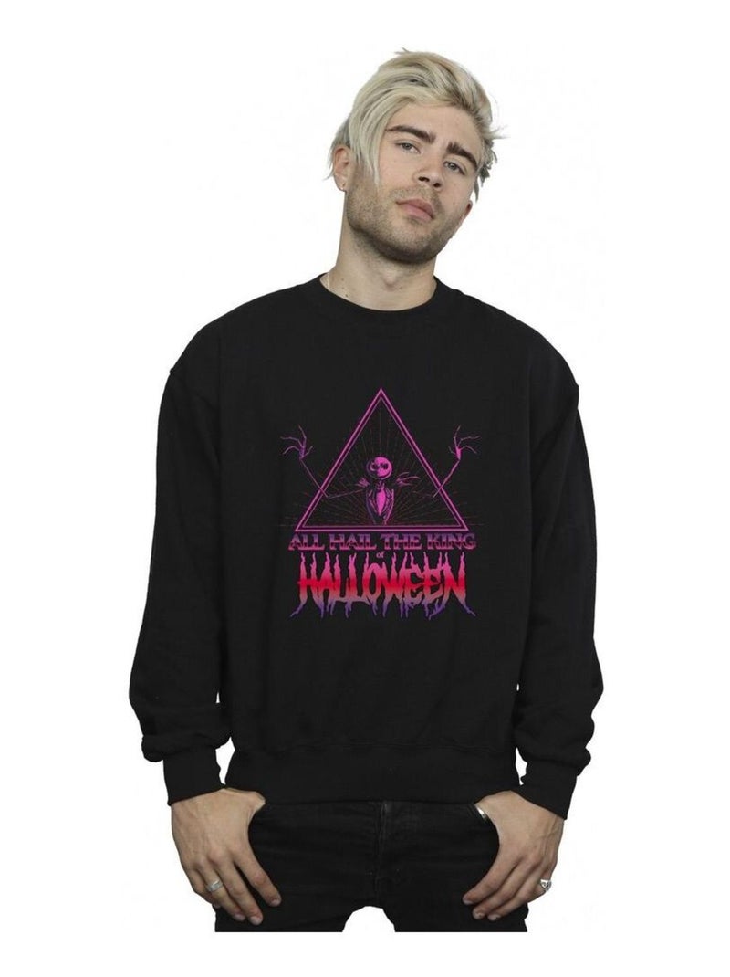 Disney - Sweat THE L'Étrange Noël de monsieur Jack HALLOWEEN KING Noir - Kiabi
