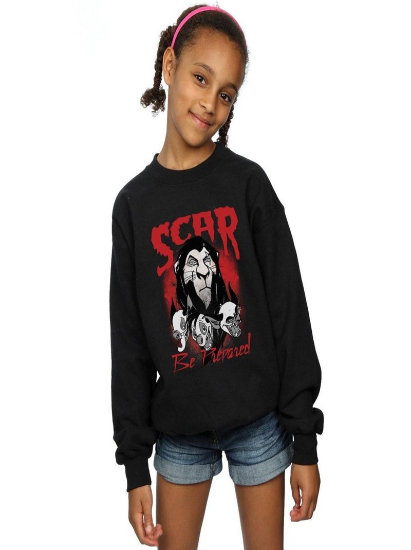 Disney - Sweat THE LION KING BE PREPARED Noir - Kiabi
