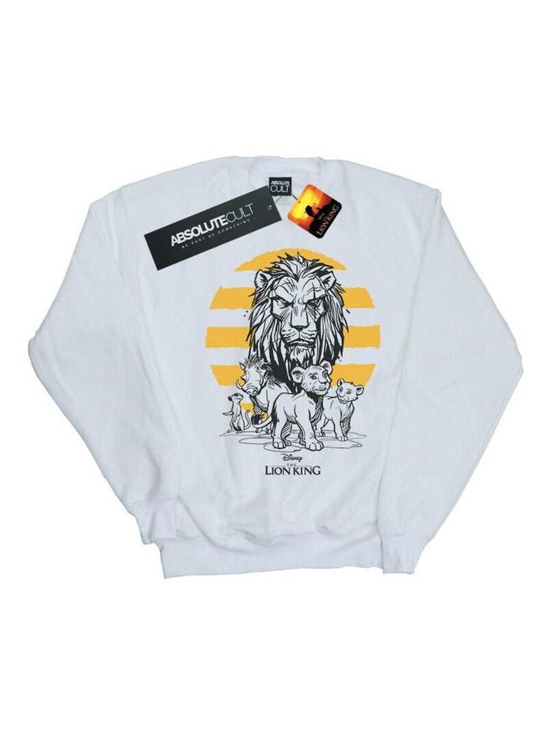 Disney - Sweat THE LION KING Blanc - Kiabi