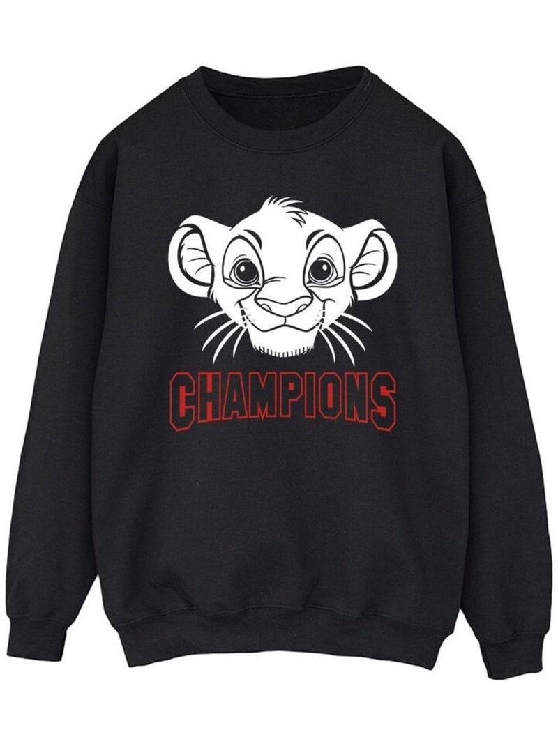 Disney - Sweat THE LION KING CHAMPION Noir - Kiabi