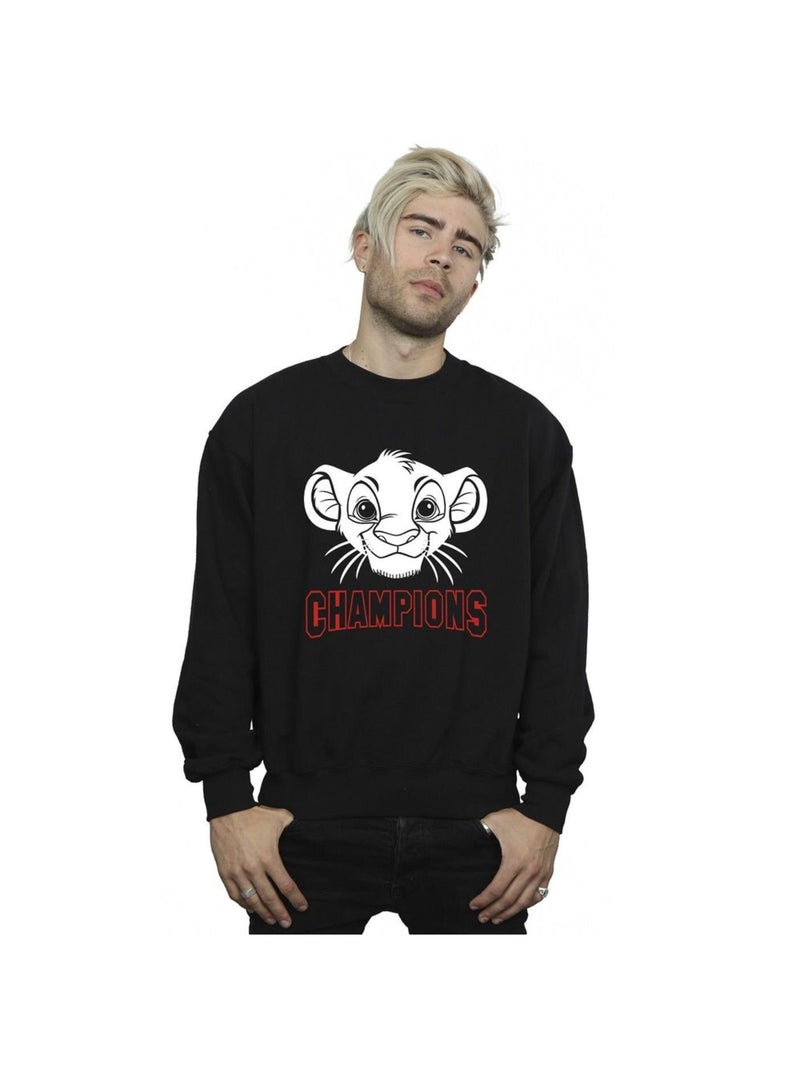 Disney - Sweat THE LION KING CHAMPION Noir - Kiabi