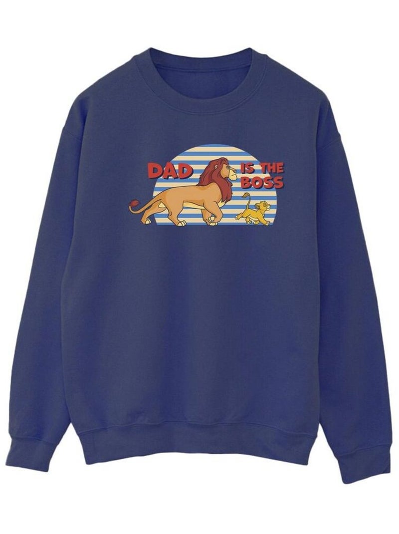 Disney - Sweat THE LION KING DAD BOSS Bleu marine - Kiabi