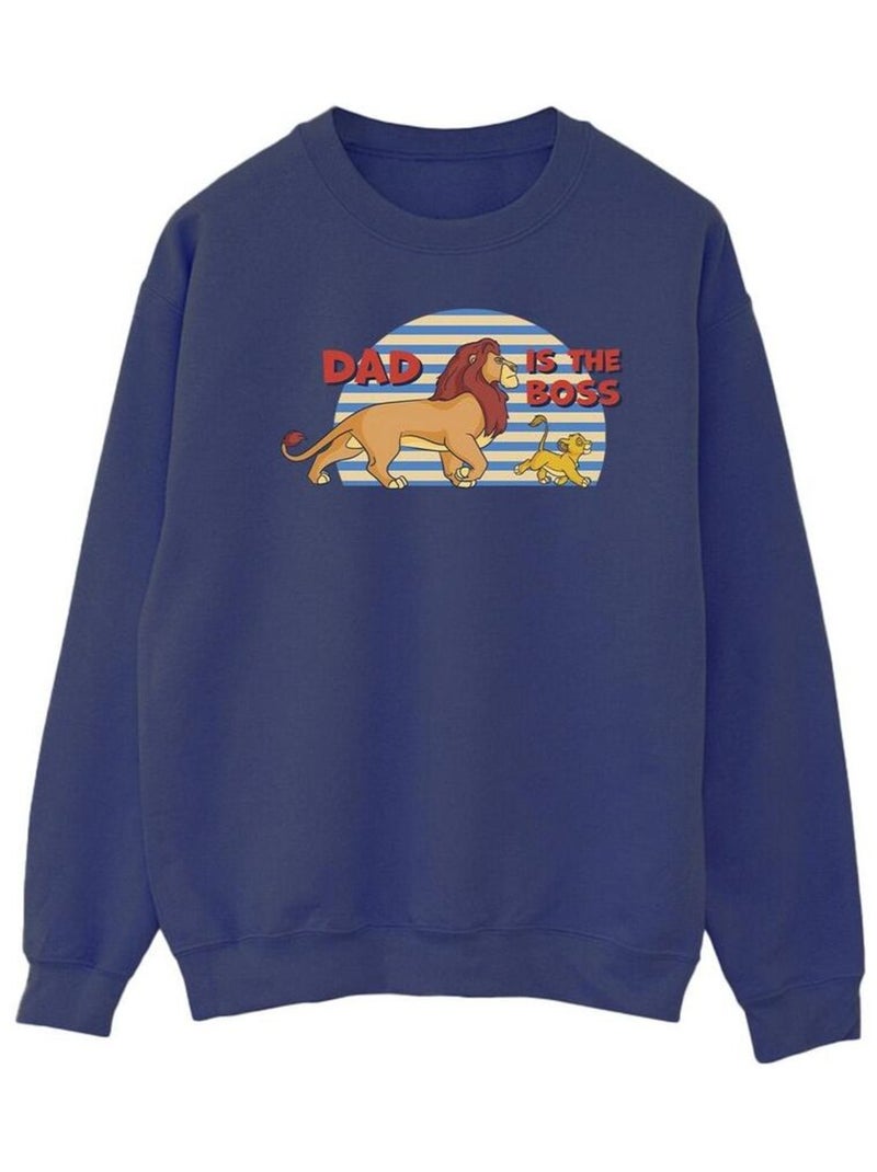 Disney - Sweat THE LION KING DAD BOSS Bleu marine - Kiabi