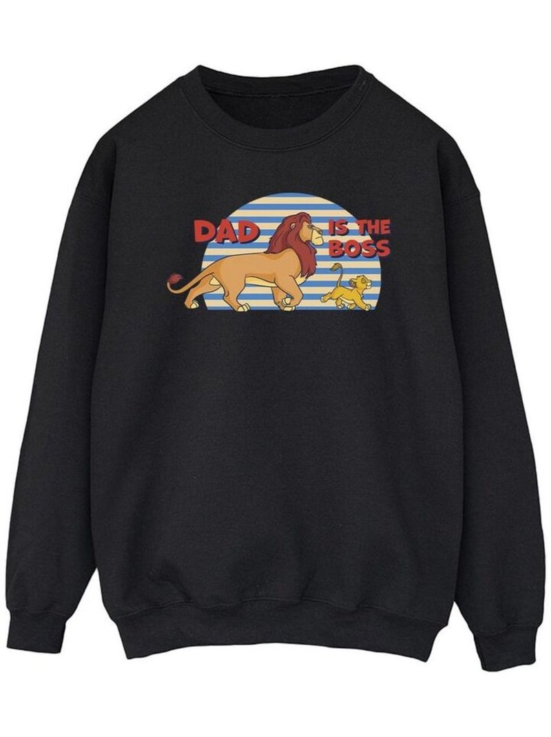 Disney - Sweat THE LION KING DAD BOSS Noir - Kiabi