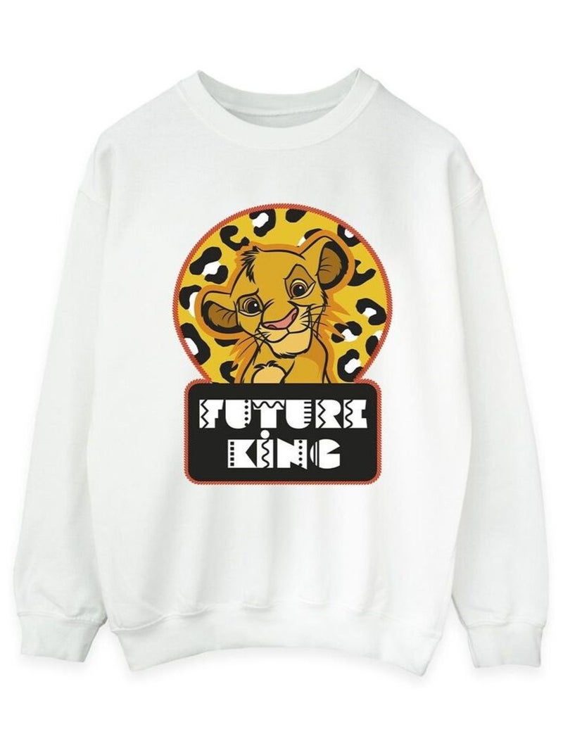 Disney - Sweat THE LION KING FUTURE Blanc - Kiabi