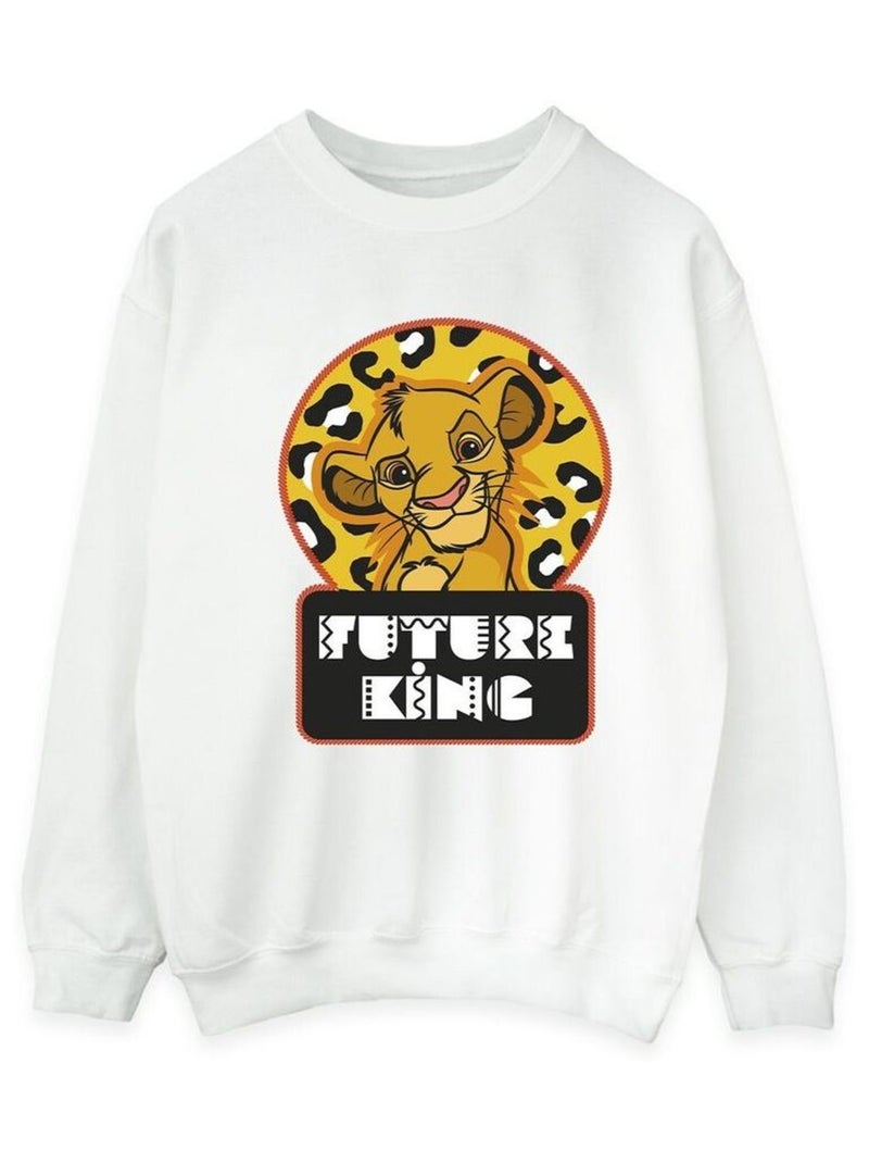 Disney - Sweat THE LION KING FUTURE Blanc - Kiabi