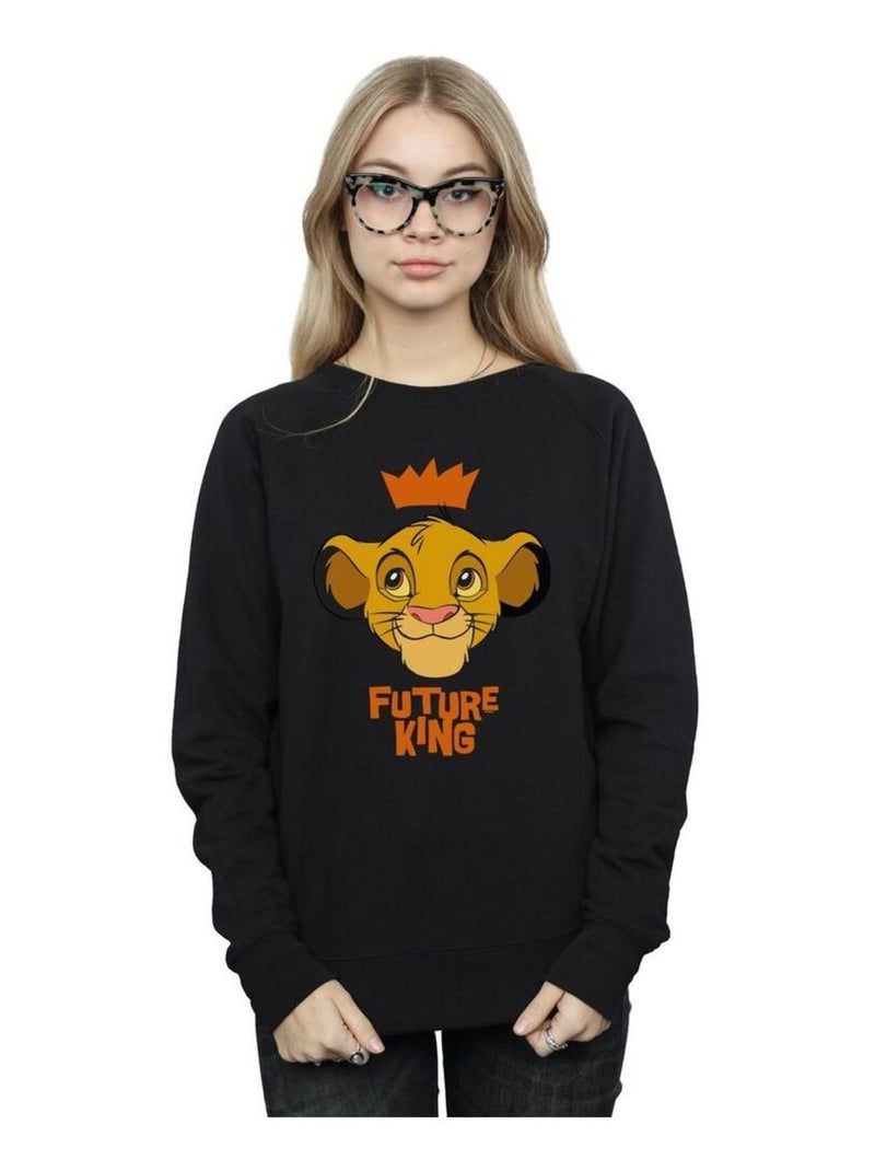 Disney - Sweat THE LION KING FUTURE KING Noir - Kiabi