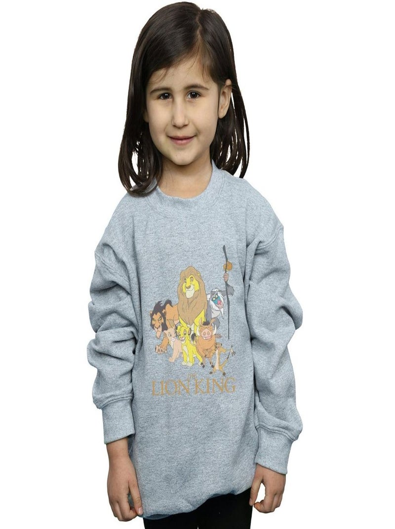 Disney - Sweat THE LION KING Gris chiné - Kiabi