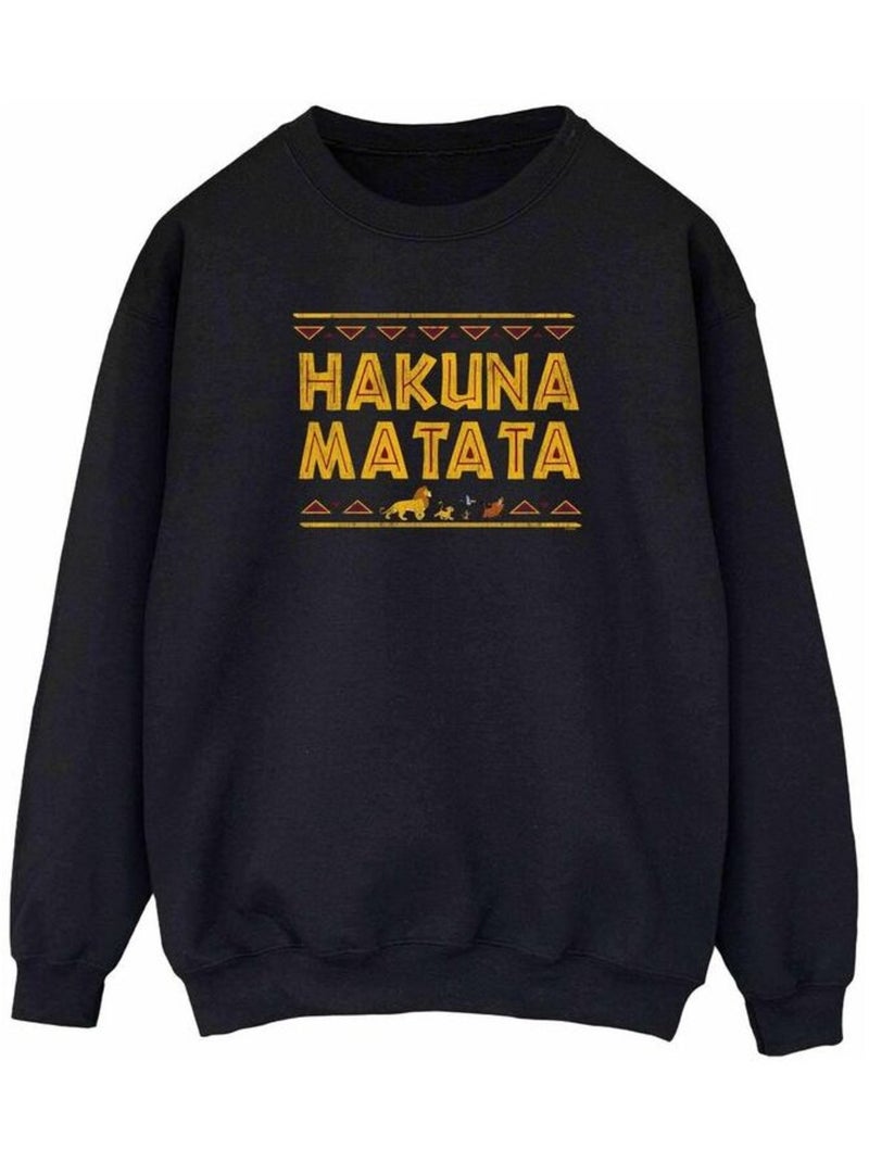 Disney - Sweat THE LION KING HAKUNA MATATA Noir - Kiabi