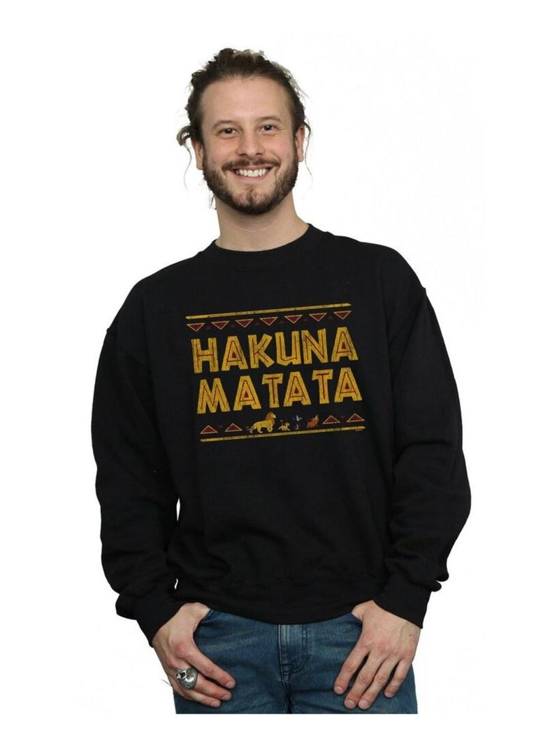 Disney - Sweat THE LION KING HAKUNA MATATA Noir - Kiabi