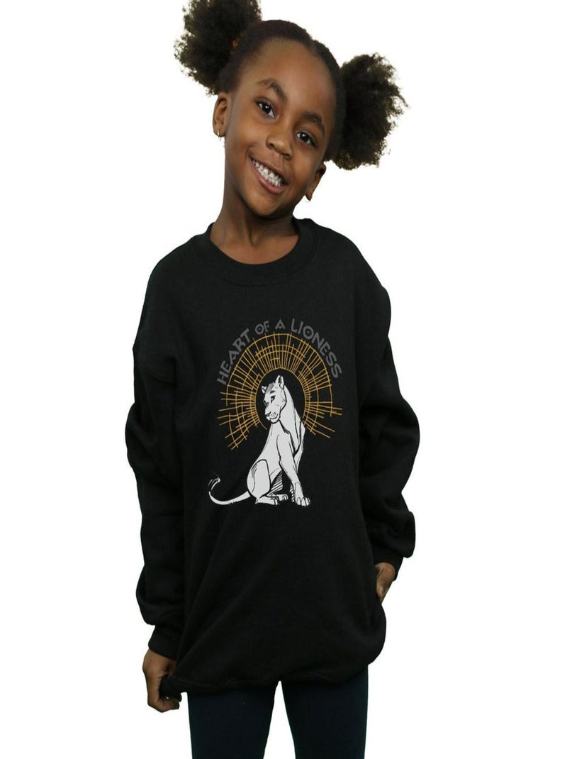 Disney - Sweat THE LION KING HEART OF A LIONESS Noir - Kiabi