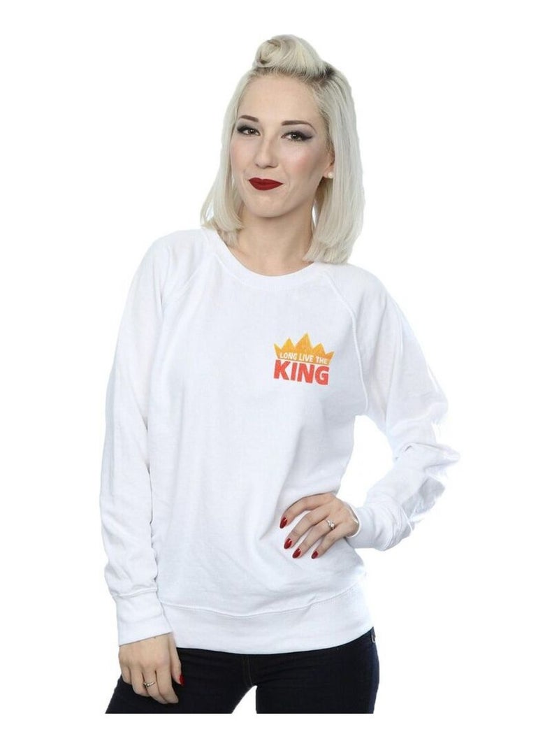 Disney - Sweat THE LION KING LONG LIVE Blanc - Kiabi