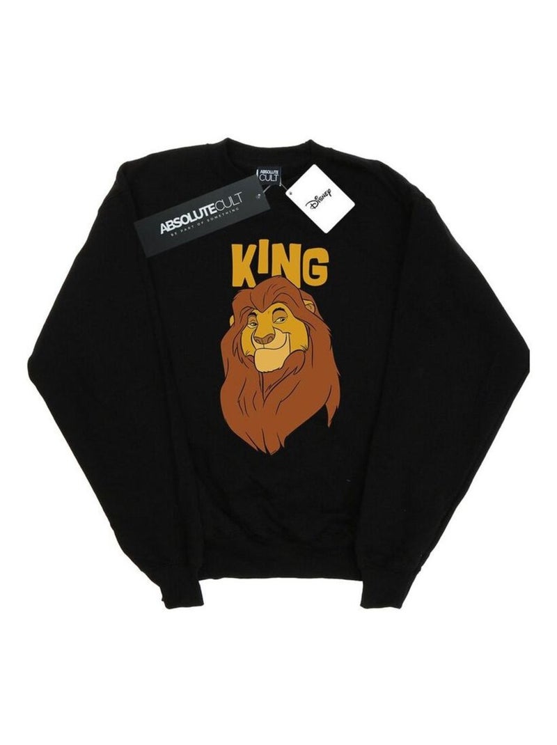 Disney - Sweat THE LION KING MUFASA KING Noir - Kiabi