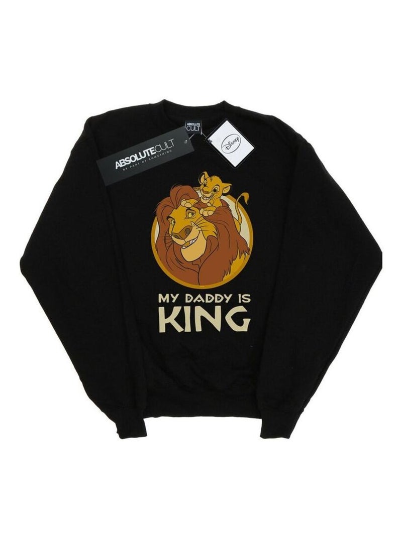 Disney - Sweat THE LION KING MY DADDY IS KING Noir - Kiabi