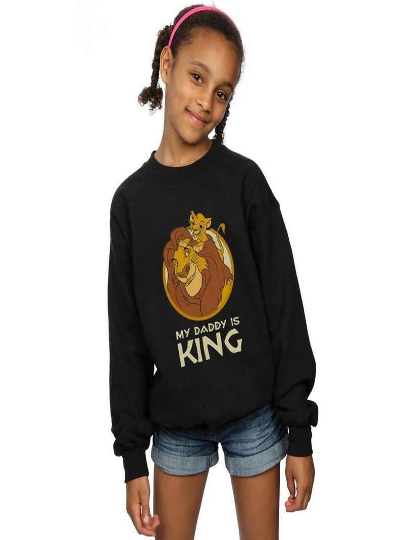 Disney - Sweat THE LION KING MY DADDY IS KING Noir - Kiabi