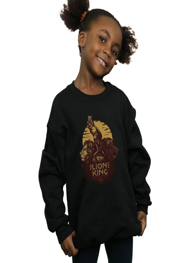 Disney - Sweat THE LION KING Noir - Kiabi