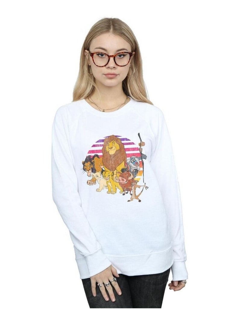 Disney - Sweat THE LION KING PRIDE FAMILY Blanc - Kiabi