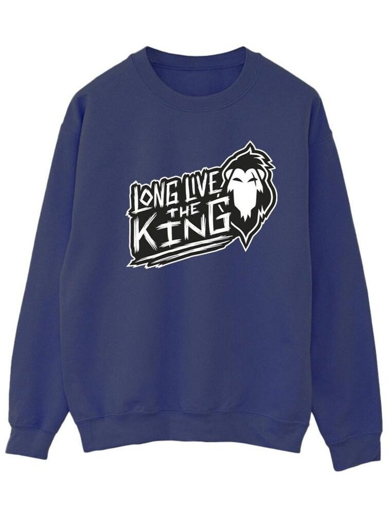 Disney - Sweat THE LION KING THE KING Bleu marine - Kiabi
