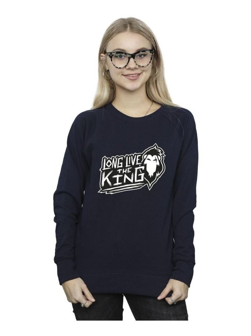 Disney - Sweat THE LION KING THE KING Bleu marine - Kiabi